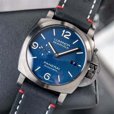 panerai pam 111 strap size|Panerai luminor marina blue dial.